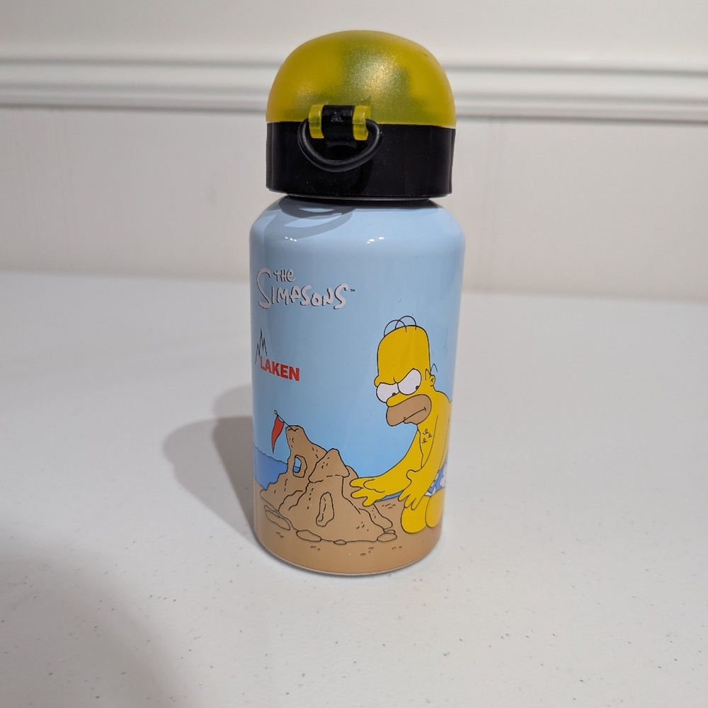 Laken aluminum water bottle - The simpsons